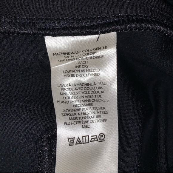 MAEVE by ANTHROPOLOGIE   NWT  Black Ankle Zip Pants Size 0 High Rise Slim Leg - Picture 8 of 15